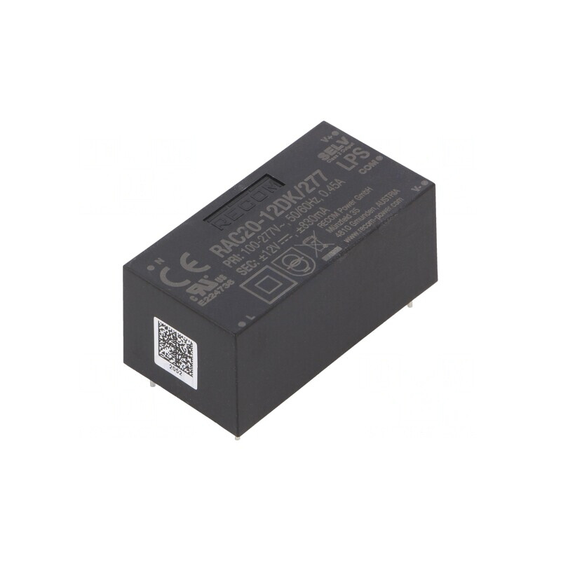 Convertor AC/DC 20W 12V | Electronic-mag.ro | Componente Electronice