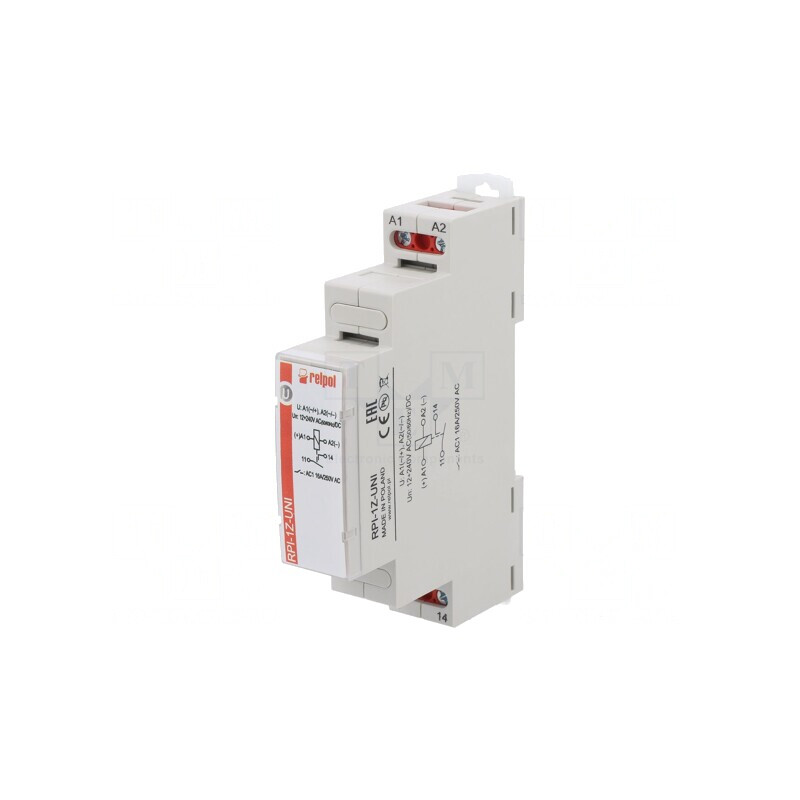 Releu Monostabil SPST-NO 16A IP20 | Electronic-mag.ro | Componente Electronice