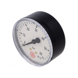 Manometru 0-60bar 63mm Lichide și Gaze | Electronic-mag.ro | Componente Electronice