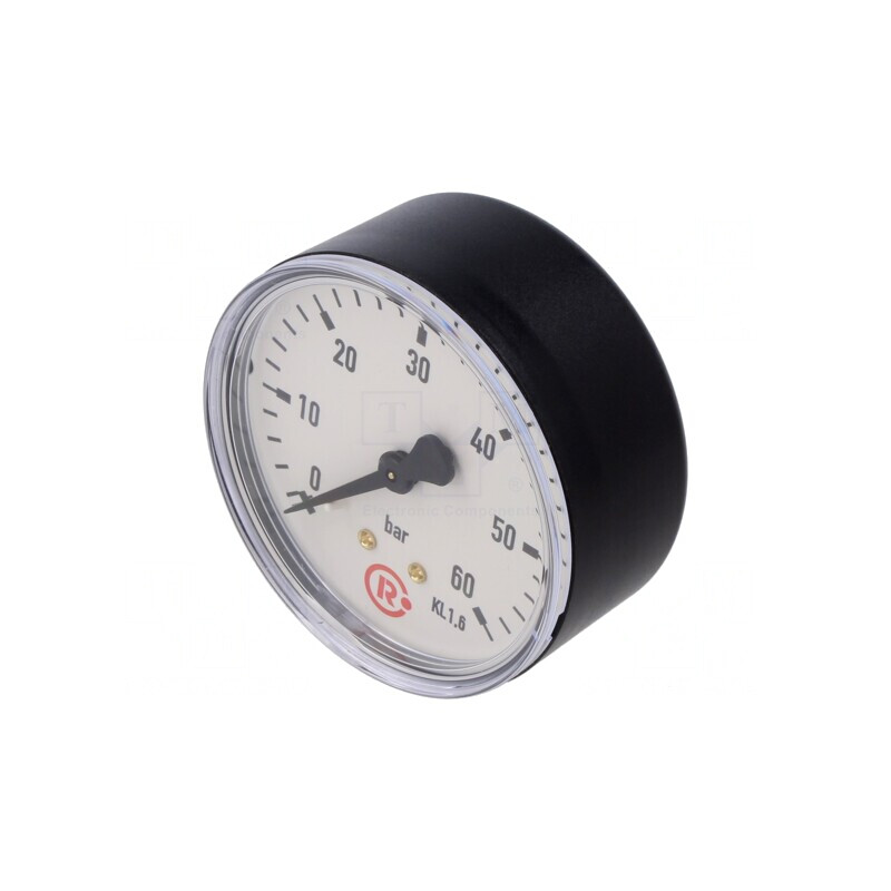 Manometru 0-60bar 63mm Lichide și Gaze | Electronic-mag.ro | Componente Electronice