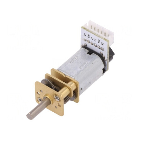 Motor DC cu Encodare și Transmisie 6V 300rpm | Electronic-mag.ro | Componente Electronice