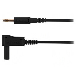 Cablu de măsurare 70VDC 32A 2m Negru 2.5mm2