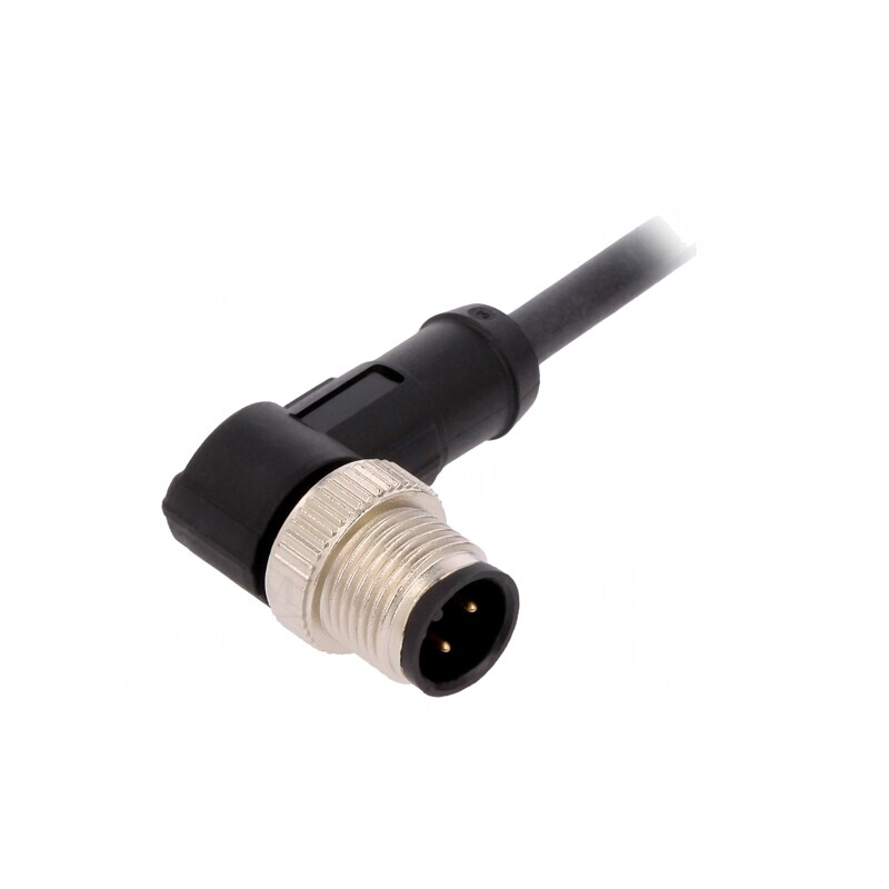 Cablu Conectare M12 4PIN Unghi 5m 250VAC 4A PUR | Electronic-mag.ro | Componente Electronice