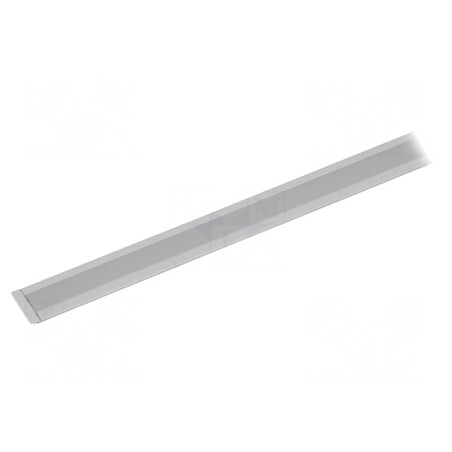 Profil Aluminiu Încastrat pentru Module LED Alb, 2m | Electronic-mag.ro | Componente Electronice