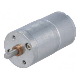 Motor: DC | cu transmisie | 2÷7,5VDC | 600mA | Ax: crestătură D | 478: 1 | FIT0495-A