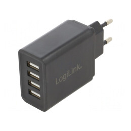 Alimentator Pulsatoriu 5VDC 4.8A 24W EU Negru | Electronic-mag.ro | Componente Electronice