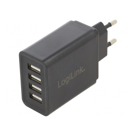 Alimentator Pulsatoriu 5VDC 4.8A 24W EU Negru | Electronic-mag.ro | Componente Electronice
