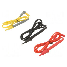 Cablu de măsurare 10A 1m multicolor | Electronic-mag.ro | Componente Electronice