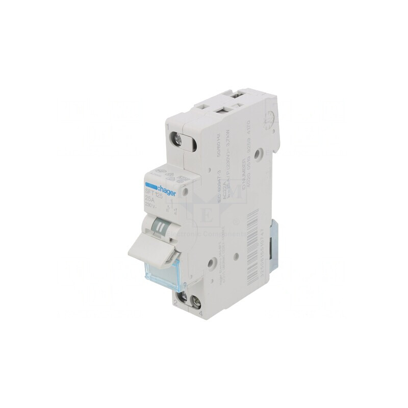 Întrerupător cu Manetă 1 Poli 230VAC 25A IP20 | Electronic-mag.ro | Componente Electronice