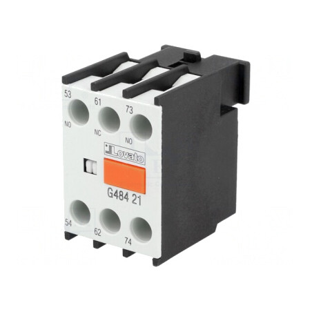 Contacte auxiliare BF cu cleme șurub frontală | Electronic-mag.ro | Componente Electronice