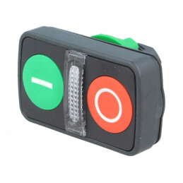 Comutator Dublu 22mm Roșu/Verde IP66 | Electronic-mag.ro | Componente Electronice