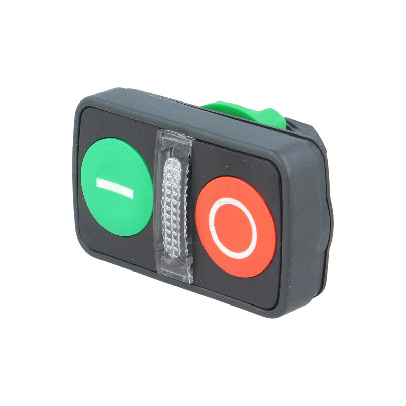 Comutator Dublu 22mm Roșu/Verde IP66 | Electronic-mag.ro | Componente Electronice