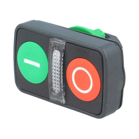 Comutator Dublu 22mm Roșu/Verde IP66 | Electronic-mag.ro | Componente Electronice