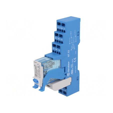 Releu Intermediar DPDT 24VDC 8A | Electronic-mag.ro | Componente Electronice