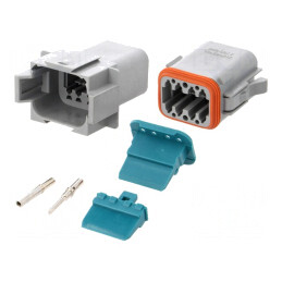 Conector cablu-cablu AT 8 PIN 13A Plug Kit