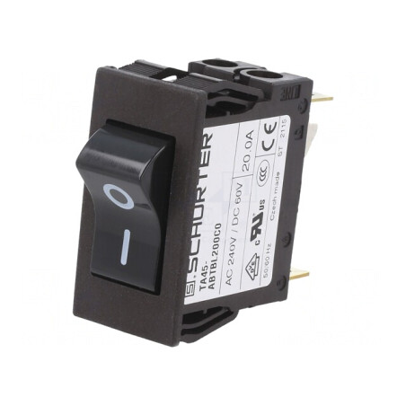 Întrerupător de supracurent 20A DPST 240VAC 60VDC | Electronic-mag.ro | Componente Electronice