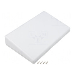 Carcasă desktop ABS gri IP54 220x140x46mm | Electronic-mag.ro | Componente Electronice