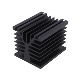 Radiator Extrudat Negru 100mm x 80mm x 78.6mm 0.7K/W | Electronic-mag.ro | Componente Electronice
