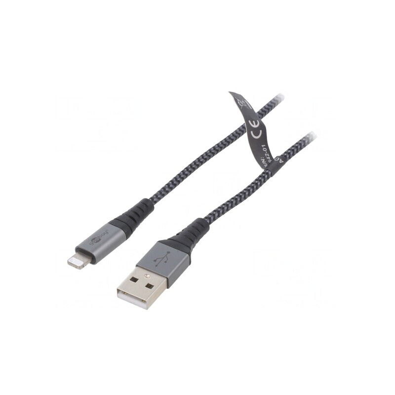 Cablu USB 2.0 Apple Lightning 2m 480Mbps | Electronic-mag.ro | Componente Electronice