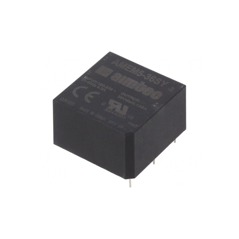 Convertor AC/DC 5W 36VDC AMEM5-36SY | Electronic-mag.ro | Componente Electronice Convertor AC/DC 5W 36VDC AMEM5-36SY | Electronic-mag.ro | Componente Electronice