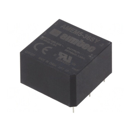 Convertor AC/DC 5W 36VDC AMEM5-36SY | Electronic-mag.ro | Componente Electronice