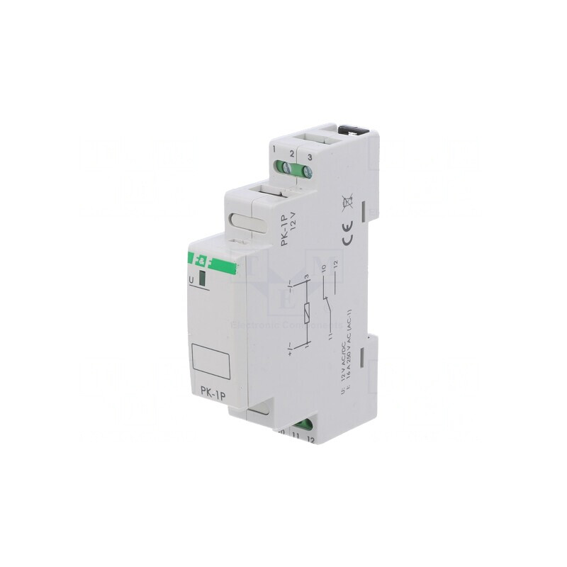 Releu Impulsuri SPDT pentru Șină DIN 12V | Electronic-mag.ro | Componente Electronice