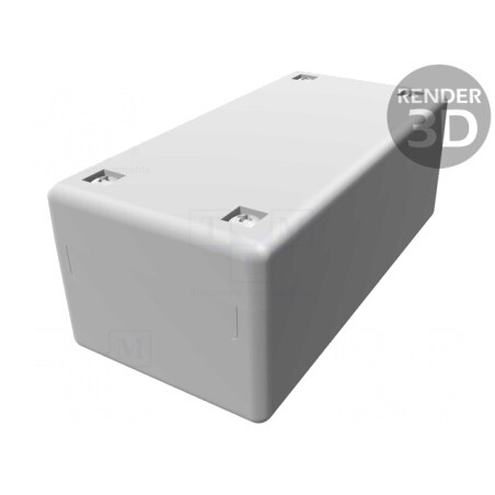 Carcasă Universală 50x100x40mm cu Bucşă din Alamă | Electronic-mag.ro | Componente Electronice