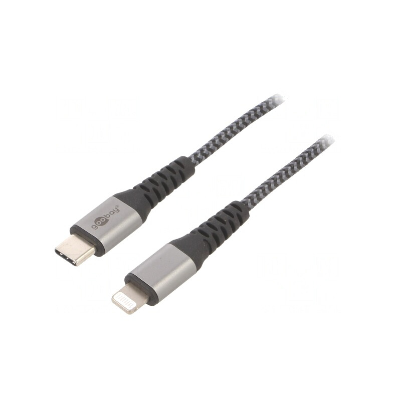 Cablu USB 2.0 Apple Lightning la USB C 0,5m Negru | Electronic-mag.ro | Componente Electronice Cablu USB 2.0 Apple Lightning la USB C 0,5m Negru | Electronic-mag.ro | Componente Electronice