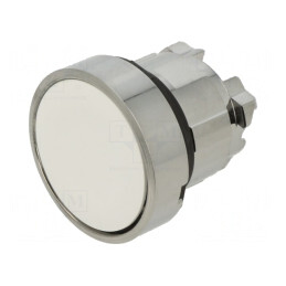 Comutator apăsare 22mm Alb 2 poziții | Electronic-mag.ro | Componente Electronice