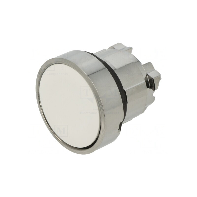 Comutator apăsare 22mm Alb 2 poziții | Electronic-mag.ro | Componente Electronice