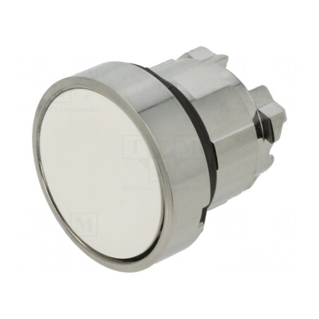 Comutator apăsare 22mm Alb 2 poziții | Electronic-mag.ro | Componente Electronice