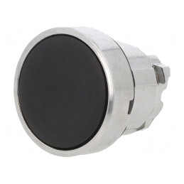 Comutator 22mm Negru cu Apăsare | Electronic-mag.ro | Componente Electronice
