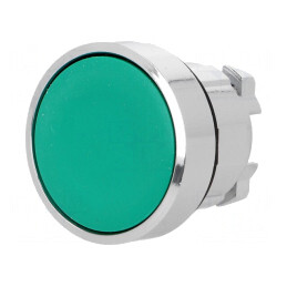 Comutator apăsare 22mm verde 2 poziții stabilizate | Electronic-mag.ro | Componente Electronice