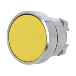 Comutator apăsare 22mm galben ZB4BH05 | Electronic-mag.ro | Componente Electronice