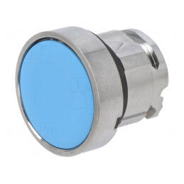 Comutator apăsare 22mm poziție stabilă albastru | Electronic-mag.ro | Componente Electronice