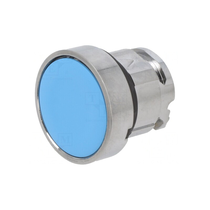 Comutator apăsare 22mm poziție stabilă albastru | Electronic-mag.ro | Componente Electronice