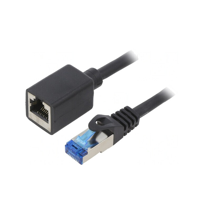 Prelungitor RJ45 S/FTP CAT6a Negru 10m | Electronic-mag.ro | Componente Electronice Prelungitor RJ45 S/FTP CAT6a Negru 10m | Electronic-mag.ro | Componente Electronice