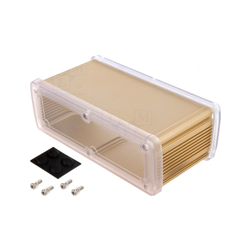 Carcasă Universală Aluminiu Aurit 177.6mm x 89mm x 61.1mm | Electronic-mag.ro | Componente Electronice Carcasă Universală Aluminiu Aurit 177.6mm x 89mm x 61.1mm | Electronic-mag.ro | Componente Electronice