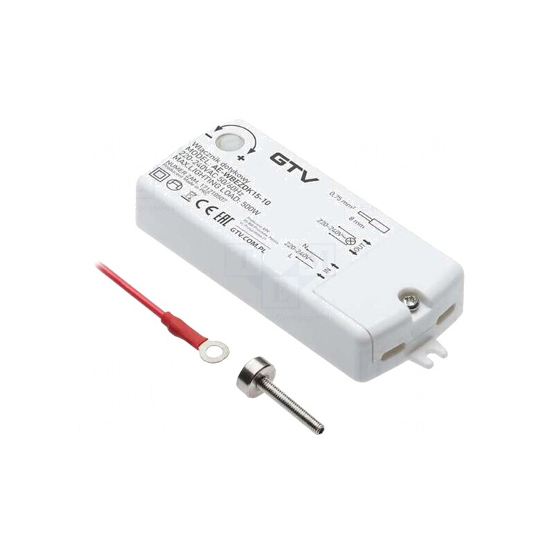 Întrerupător Tactil Dublu 230V | Electronic-mag.ro | Componente Electronice