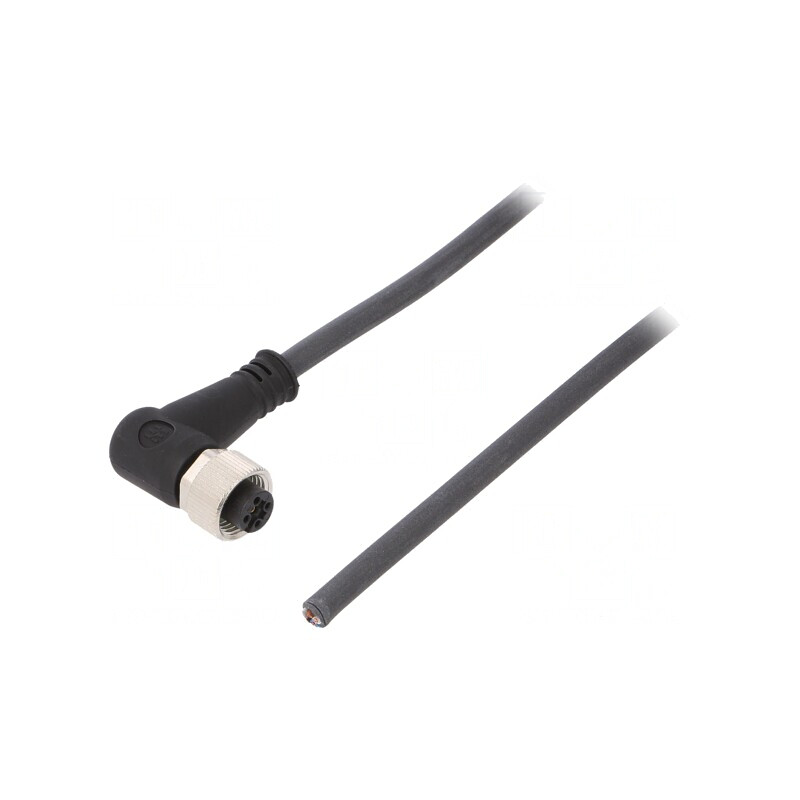 Cablu Conectare M12 Unghi 5m 125VAC 4A PUR | Electronic-mag.ro | Componente Electronice