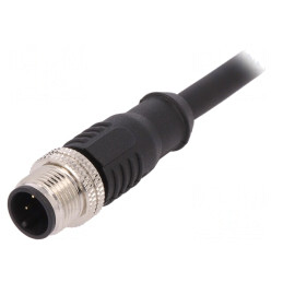 Mufă M12 3 pini tată DeviceNet/CANopen IP67 250V 4A | Electronic-mag.ro | Componente Electronice