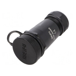 Mufă SA28 Mamă 10 PIN IP67 Lipire Cablu 500V | Electronic-mag.ro | Componente Electronice
