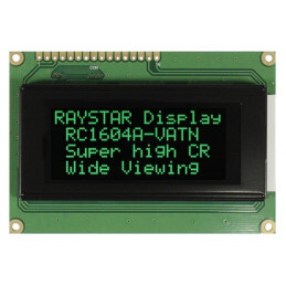 Afișaj LCD alfanumeric 16x4 87x60x13,6mm LED