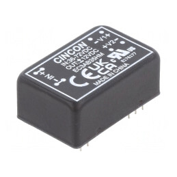 Convertor DC/DC 3W 36-72V la 12V/-12V THT EC3AB35HM | Electronic-mag.ro | Componente Electronice