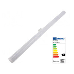 Lampă LED | alb cald | S14D | 230VAC | 375lm | P: 3,5W | 140° | 2700K | 8719514263642