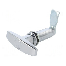 Închizătoare fără cilindru 60mm crom aluminiu zinc | Electronic-mag.ro | Componente Electronice