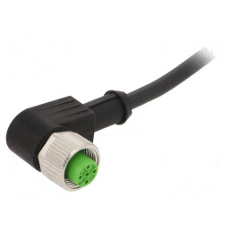 Cablu de Conectare M12 4 Pini Unghi 10m PVC 30VAC 4A