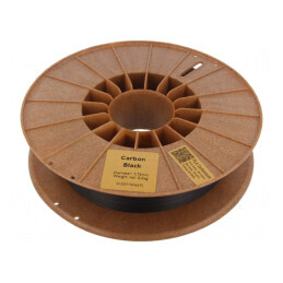 Filament PLA CarbonLook 1.75mm Negru 500g | Electronic-mag.ro | Componente Electronice