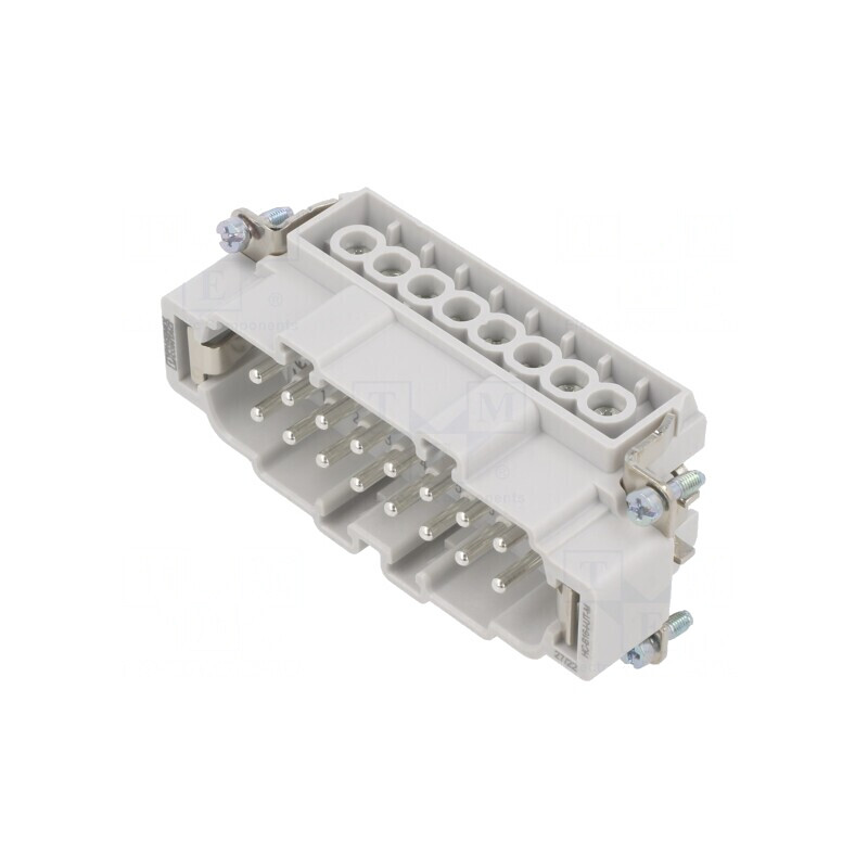Conector HDC Tată 500V 16A 16 PIN 16PE 0,5-2,5mm2 | Electronic-mag.ro | Componente Electronice