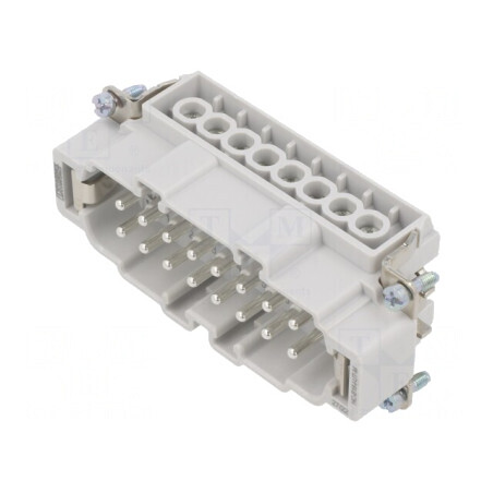 Conector HDC Tată 500V 16A 16 PIN 16PE 0,5-2,5mm2 | Electronic-mag.ro | Componente Electronice